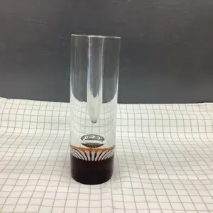 HEAVY GLASS BUD VASE