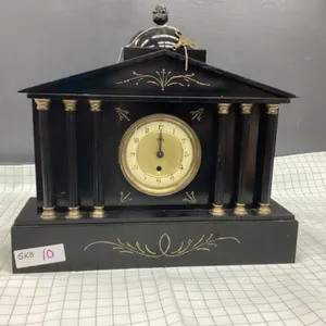 HEAVY VINTAGE MANTEL CLOCK