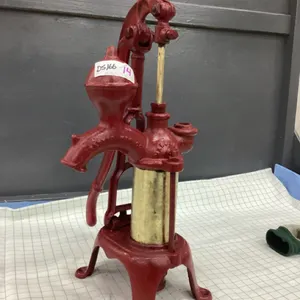 ANTIQUE CAST & BRASS KITCHEN WATER PUMP - MANSFIELD BARNES MFG CO.