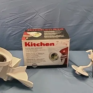 KitchenAid Dough Hook and Slicer & Shredder Attachments