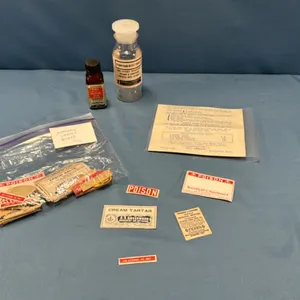 Quantity of Assorted 1930s 'Poison' Pharmacy Stickers