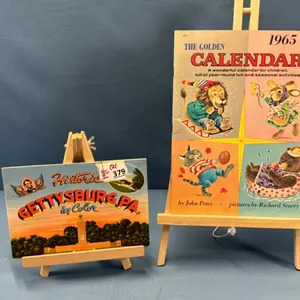 1965 Golden Calendar & Historic Gettysburg Brochure