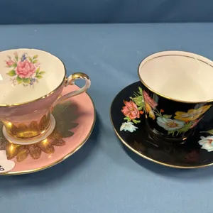 2 Aynsley Cups & Saucers