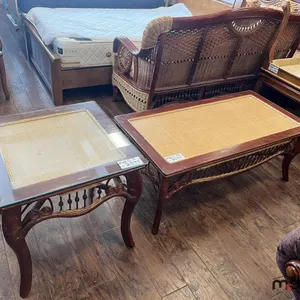 Wicker Coffee Table w/ End Table
 UNRESERVED