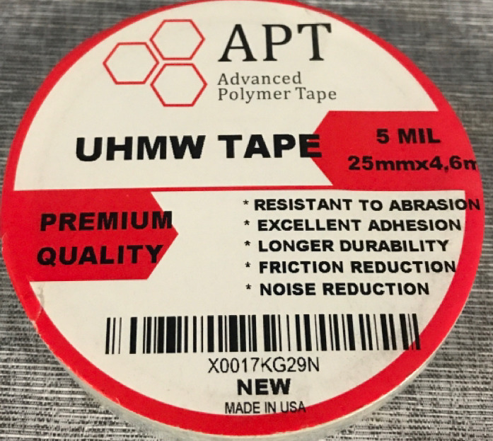 New APT UHMW Tape 5 Mil 25mmx4.6m