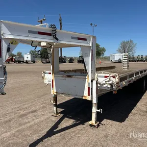 1998 Homemade 30 ft T/A Gooseneck Equipment Trailer