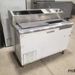 Ice Cream Chest Freezer w/ Topping Holder
 UNRESERVED