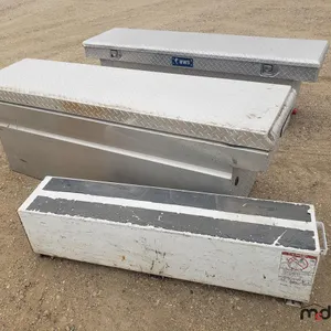 (3) Aluminum Truck Box Toolboxes
 UNRESERVED