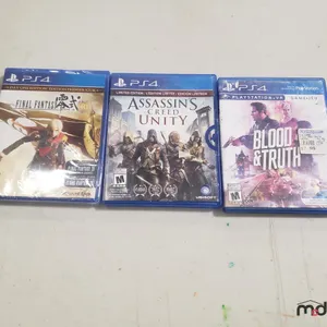 (3) PS4 Games
 UNRESERVED