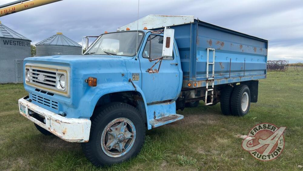 1975 Chev C65 S/A Grain Truck, 74,231 Showing, VIN: CCE675V161539, Owner: Kevin G Davidson, Seller: Fraser Auction________________