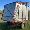 Nodge MFG. Galvanized Chaff Wagon, S/N 56112