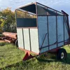 Nodge MFG. Galvanized Chaff Wagon, S/N 56112