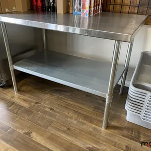 48" Stainless Steel Table 
 UNRESERVED