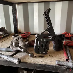 Qty of Rigid BC-410SA Bench Chain Vises, Rigid Pipe Cutters & Safety Equipment
 UNRESERVED