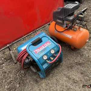 (1) Makita 4.2-Gallon Air Compressor and (1) Procore 13.2-Gallon Air Compressor
 UNRESERVED
