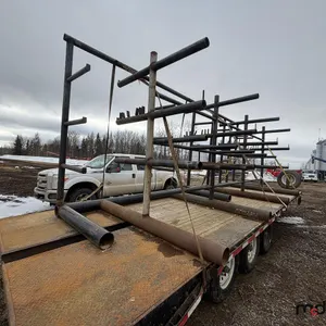 (1) Dual Side Metal Tube Racking (6'W x 20'L x 12'H) and (1) Single Side Metal Rack (3.5'W x 22'L x 12'H)
 UNRESERVED