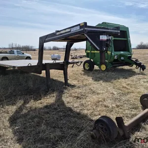 1996 Real Industries Ltd. 28' Gooseneck Flatbed Trailer
 UNRESERVED
