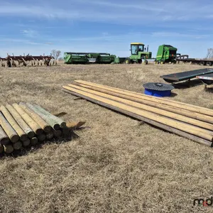 (22) 6' Fence Posts and (46) 16' Dowel Rails 
 UNRESERVED