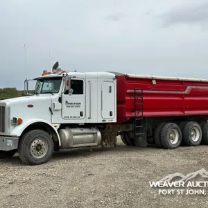 2008 PETERBILT 365 TRI DRIVE SLEEPER GRAIN TRUCK