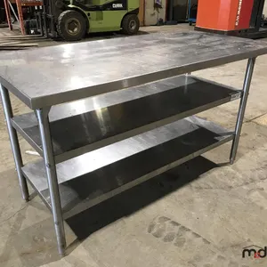 Stainless Steel Workable w/ (2) Bottom Shelves
 UNRESERVED