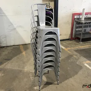(8) Metal Chairs
 UNRESERVED