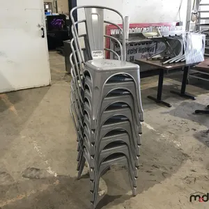 (8) Metal Chairs
 UNRESERVED