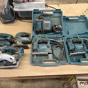 Makita Jigsaws, Circular Saw, Batteries and Chargers
 UNRESERVED