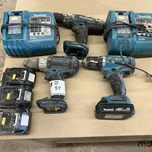 Makita Drills w/ Batteries and Chargers
 UNRESERVED