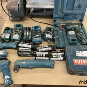 Makita Drills, Jigsaw, Batteries and Chargers
 UNRESERVED