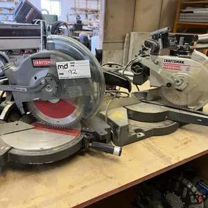 (2) Craftsman Miter Saws
 UNRESERVED