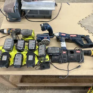 Ryobi Power Tools w/ Batteries, Chargers and Drill Bits
 UNRESERVED
