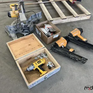 (2) Bostitch Nailer, DeWalt Chop Saw and Drill
 UNRESERVED