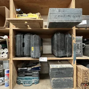 Shelf of Assorted Tools
 UNRESERVED