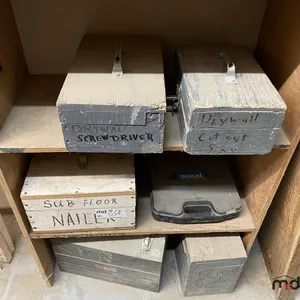 Shelf of Assorted Tools
 UNRESERVED