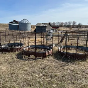 Quantity of (3) Round Livestock Feeder