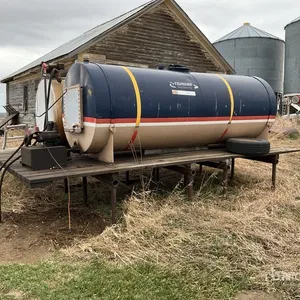 Quantity of (2) 2000 gal Skid Mounted Steel Diesel Fuel Tank