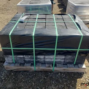 (1) Pallet of Keystone Products (12" x 12" x 2 3/8") Charcoal Red River Paver Patio Stones
 UNRESERVED