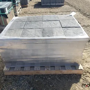 (1) Pallet of Keystone Products (12" x 12" x 2 3/8") Grey Patio Stones (Approx 132)
 UNRESERVED