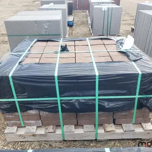 (1) Pallet of Keystone Products (12" x 12" x 2 3/8") Brown Red River Paver Patio Stones
 UNRESERVED