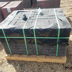 (1) Pallet of Keystone Products (8" x 10" x 2 3/8") Charcoal Roman Paver Patio Stones
 UNRESERVED