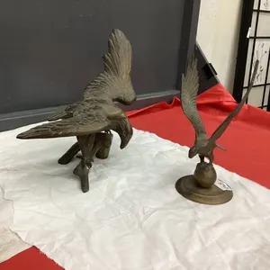 (2) BRASS EAGLES