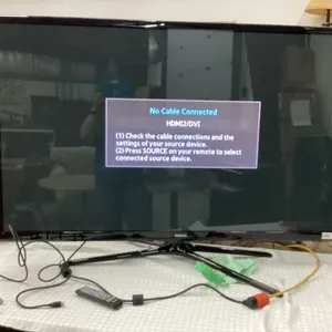 SAMSUNG 60"  FLAT SCREEN  TV W/ REMOTE  ON STAND
