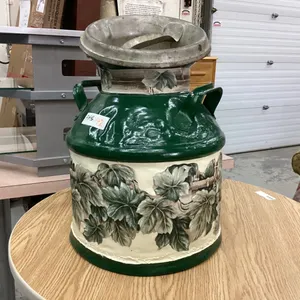 PAINTED CREAM CAN