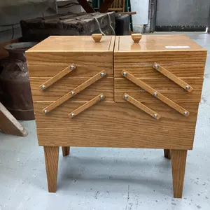 ACCORDIAN STYLE SEWING BOX - HAND MADE
