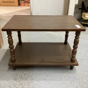 VINTAGE SIDE TABLE W/ LOWER SHELF