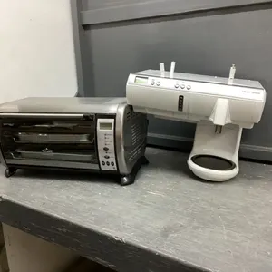 B&D UNDERCOUNTER MOUNT COFFEE MAKER & RIVAL TOASTER OVEN