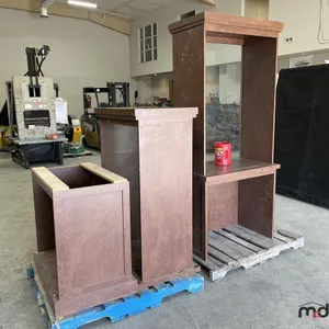 (2) Display Cabinet w/ Glass Shelves
 UNRESERVED