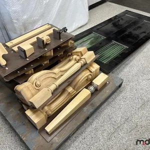 Stairway Wood Ornaments and Solid Wood Door
 UNRESERVED