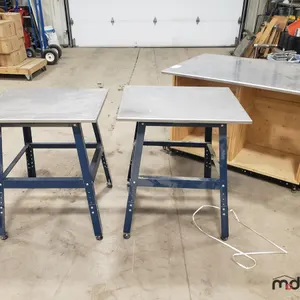 (3) Table Saw Work Station Tables (30" x 24" &, 30" x 24" &, 48" x 36")
 UNRESERVED