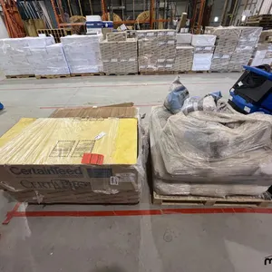 Ceiling Tiles and Pallet of Alcined Petroleum 
 UNRESERVED